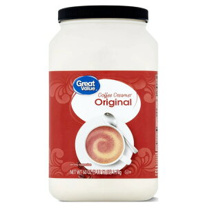 yAJEH}[gPBzO[go[ IWio[TCY R[q[N[}[1.7kg Great Value Original Value Size Coffee Creamer, 60 oz y񂹏izy킹Ĕz