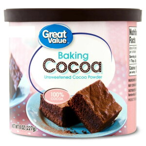 yAJEH}[gPBzO[go[ x[LOpRRApE_[ 227g Great Value Baking Unsweetened Cocoa Powder, 8 oz Tub y񂹏izy킹Ĕz