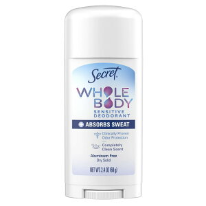 yAJEH}[gizV[Nbg Sgp A~jEt[ hCtB[XeBbN pfIhgXeBbN 2.4IX Secret Whole Body Dry Feel Stick and Absorbs Sweat Deodorant Stick 
