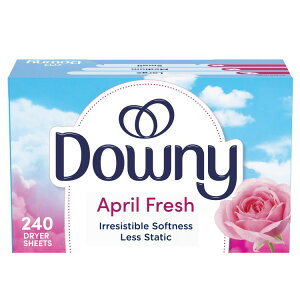 yAJEH}[giz_Ej[ _ @pV[g GCvtbV̍ 240 Downy Fabric Softener Dryer Sheets April Fresh Scent 240 Count y񂹏izy킹Ĕ