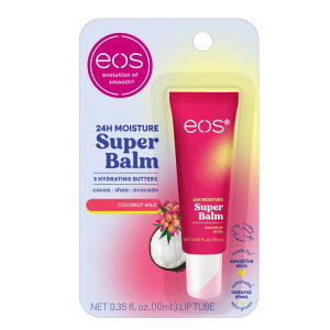 yAJEH}[gizCIX 24H CX`[ X[p[o[ RRibc~N bvX[sO}XN 0.35tʃIX eos 24H Moisture Super Balm Coconut Milk Lip Sleeping Mask 0.35 fl oz y