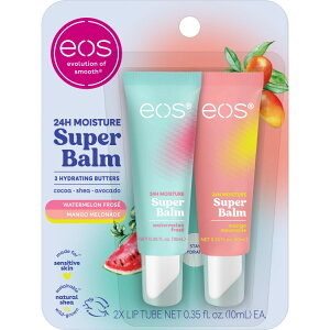 yAJEH}[gizCIX CX`[ X[p[o[ XCJ}S[ bvX[sO}XN 0.35tʃIX 2pbN eos 24H Moisture Super Balm Watermelon & Mango Lip Sleeping Mask 0.35 