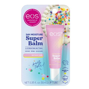 yAJEH}[gizCIX 24H CX`[ X[p[o[ o[Xf[P[L bvX[sO}XN 0.35tʃIX eos 24H Moisture Super Balm Birthday Cake Lip Sleeping Mask 0.35 fl oz y