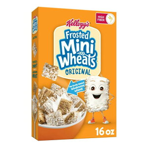 yAJEH}[gizPbO tXebh ~jEB[g ubNt@XgVA IWi 453g {bNX Kellogg's Frosted Mini-Wheats Breakfast Cereal Original, 16oz Box (1 Box) y񂹏