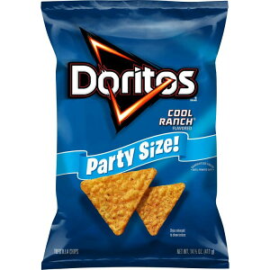 �h���g�X �N�[�������` �g���e�B�[���`�b�v�X �p�[�e�B�[�T�C�Y 411g Doritos Cool Ranch Flavored Tortilla Chips, Party Size, 14.05 oz Bag �y�����񂹏��i�z�y���킹�Ĕ��������z