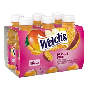 yAJEH}[gizEF` pbVt[cW[XhN 295ml i6{pbNj Welch's Passion Fruit Juice Drink, 10 fl oz On-the-Go Bottle (Pack of 6) y񂹏iz