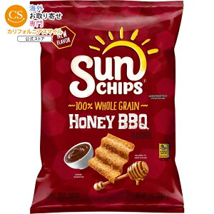 �T���`�b�v�X �S�������X�i�b�N�`�b�v�X �n�j�[BBQ 198.4g SunChips Whole Grain Snack Chips, Honey BBQ, 7 oz Bag �y�����񂹏��i�z ����:2025/12/2