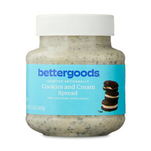 yAJEH}[gPBzx^[ObY NbL[N[Xvbh 368g bettergoods Cookies and Cream Spread, 13 oz y񂹏izy킹Ĕz