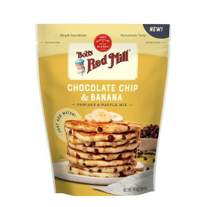yAJEH}[giz{uYbh~ `R[g`bvoii pP[Lbt~bNX 566g obO Bob's Red Mill Chocolate Chip & Banana Pancake & Waffle Mix, 20 oz Bag y