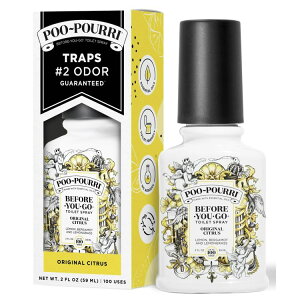 yAJEH}[gizv[v IWi VgX  + xKbg + OX rtH[[S[ gCXv[ Poo-Pourri Original Citrus , Lemon + Bergamot + Lemongrass 2 Oz y