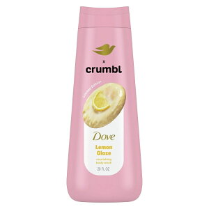 yAJEH}[giz_ Nu {fBEHbV O[Y 567ml Dove Crumbl Moisturizing Liquid Body Wash Lemon Glaze, 20 oz y񂹏izy킹Ĕz