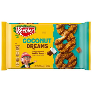 �L�[�u���[ �R�R�i�b�c�h���[���X �R�R�i�b�c���L���������N�b�L�[ 241g Keebler Coconut Dreams, Coconut and Caramel Cookies 8.5 oz �y�����񂹏��i�z