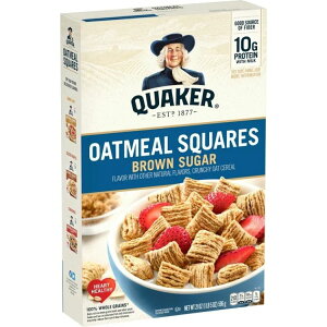 yAJEH}[gizNG[J[ I[g~[XNGA N`[I[cVA uEVK[ 596g Quaker Oatmeal Squares Crunchy Oat Cereal Brown Sugar, 21 oz y񂹏iz