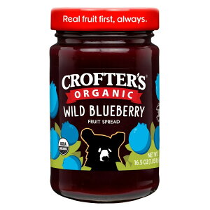 yAJEH}[gizNt^[Y I[KjbN Chu[x[ v~At[cXvbh 468g Crofterfs Organic Wild Blueberry Premium Fruit Spread, 16.5 oz y񂹏iz