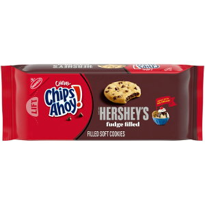 yAJEH}[giz`bvX AzCIn[V[Y t@bW\tgNbL[ 272g CHIPS AHOY! Chewy Hershey's Fudge Filled Soft Cookies, 9.6 oz y񂹏izy킹Ĕz