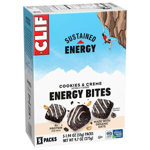 �N���t�o�[ �G�i�W�[�o�C�c �N�b�L�[���N���[�� 5�ܓ��� CLIF BAR Energy Bites Cookies & Creme 5pk �y�����񂹏��i�z