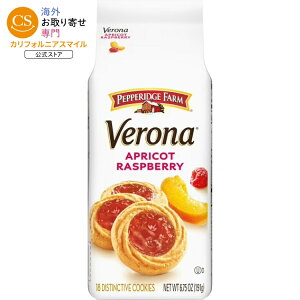 �y�p���b�W�t�@�[�� ���F���[�i �A�v���R�b�g ���Y�x���[ �T���v�����g �N�b�L�[ 191g 18 ������ Pepperidge Farm Verona Apricot Raspberry Thumbprint Cookies, 6.75 oz Bag �y�����񂹏��i�z