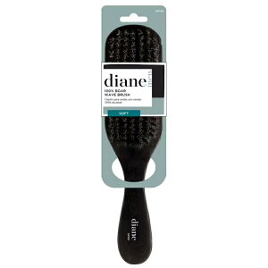 �_�C�A�� �����Y �V�R�ؖ�100% �E�b�h�E�F�[�u�w�A�u���V �E�b�h�n���h�� Diane Men's 100% Soft Boar Wood Wave Hair Brush, Wood Handle �y�����񂹏��i�z