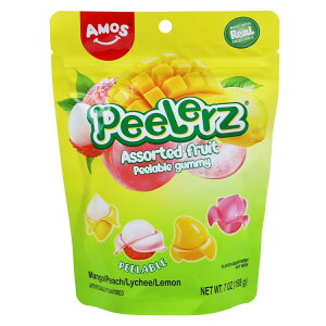 【アメリカウォルマート品】アモス ピーラーズ バラエティパック グミキャンディ 198g AMOS Peelerz Variety Pack Gummy Candy 7 oz 【お取り寄せ商品】
