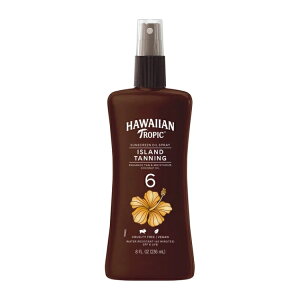 �n���C�A���g���s�b�N �A�C�����h�^���j���O �T���I�C���X�v���[ SPF6 �R�R�i�b�c ��240mL Hawaiian Tropic Island Tanning Sunscreen Oil Spray, SPF 6, Moisturize Coconut Oil, 8 FL OZ �y�����񂹏��i�z