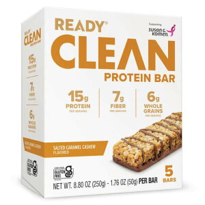 ���f�B�N���[�� �\���e�b�h�L���������J�V���[ �v���e�C���o�[ 5�{�� Ready Clean Protein Bar, Salted Caramel Cashew, 5 Count Bars �y�����񂹏��i�z