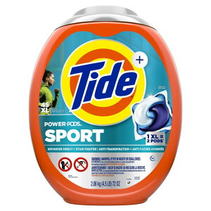 yAJEH}[giz^Ch p[|bY t̐܃JvZ tFu[Yz X|[cIh[fBtFX 45 Tide Power Pods Laundry Detergent Soap Packs 45 Ct y񂹏i