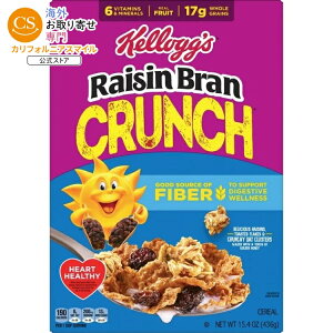 �P���b�O ���[�Y���u�����N�����` ���H�p�V���A�� 436g Kellogg's Raisin Bran Crunch Breakfast Cereal, Good Source of Fiber, 15.4 oz �y�����񂹏��i�z