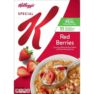 �P���b�O �X�y�V����K ���H�V���A�� �t�@�C�o�[�V���A�� ���b�h�x���[ 323g Kellogg's Special K Breakfast Cereal, Fiber Cereal, Family Breakfast, Red Berries, 11.4oz �y�����񂹏��i�z