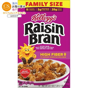 �P���b�O ���[�Y���u���� ���H�p�V���A�� ���@�� �S������ �t�@�~���[�T�C�Y 626g Kellogg�fs Raisin Bran Breakfast Cereal, High Fiber, 28g Whole Grain, Family Size, 22.1 oz �y�����񂹏��i�z