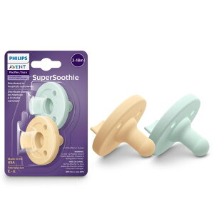 yAJEH}[giztBbvX Axg X[W[ Ԃ CgCG[^pXeVA 3?18p 2 SCF192/22 Philips Avent Soothie 3-18 Months, Light Yellow/Pastel Cyan, 2 Pack, SCF192