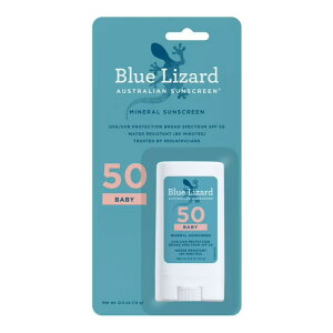 �u���[���U�[�h �I�[�X�g�����A�� �~�l���� �x�r�[ ���Ă��~�߃X�e�B�b�N SPF50�{ 14g Blue Lizard Australian Mineral Sunscreen - Baby, SPF 50+, 0.5 oz Stick �y�����񂹏��i�z