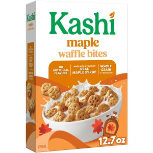 �J�V ���H�p�V���A�� ���[�v�����b�t���o�C�g 360g Kashi Breakfast Cereal, Whole Grain, Vegan, Maple Waffle Bites, 12.7oz Box �y�����񂹏��i�z