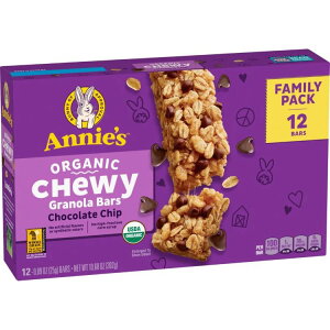 �A�j�[�Y �I�[�K�j�b�N �`���[�C�[�O���m�[���o�[ �`���R���[�g�`�b�v 12�{���� Annie's Organic Chewy Granola Bars, Chocolate Chip, 12 ct �y�����񂹏��i�z