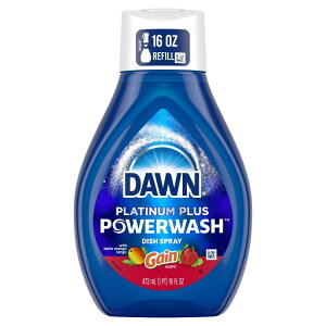 yAJEH}[gizh[ p[EHbV Hp Xv[^Cv lߑւp QC Abv}S[^S̍ 470ml 1{ Dawn Powerwash Spray, Dish Soap, Dishwashing Liquid, Gain App