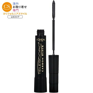 �����A�� �p�� �e���X�R�s�b�N �E�H�b�V���u�� �}�X�J�� �J�[�{���u���b�N ��8mL L'Oreal Paris Telescopic Washable Mascara, Carbon Black, 0.27 fl oz �y�����񂹏��i�z