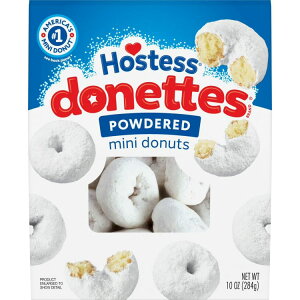 �z�X�e�X �h�l�b�c �p�E�_�[�h �~�j�h�[�i�c 284g Hostess Donettes, Powdered Mini Donuts, 10 oz Bag �y�����񂹏��i�z