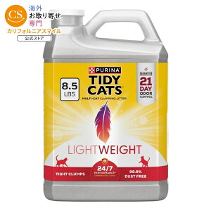 �s�����i�^�C�f�B�L���b�c �y�ʔL�� �N���[�����l���̍��� 3.85kg Purina Tidy Cats LightWeight Cat Litter, Clean Linen Scent, 8.5 lb Jug �y�����񂹏��i�z