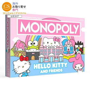 ���m�|���[ �n���[�L�e�B���t�����Y �{�[�h�Q�[�� ���[�G�X�G�[�|���[ Monopoly Hello Kitty and Friends Board Game, by USAopoly �y�����񂹏��i�z