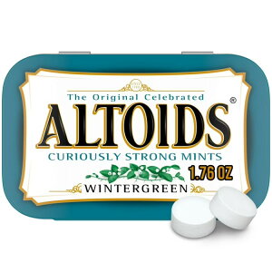 �A���g�C�Y �E�B���^�[�O���[�� �u���X�~���g �n�[�h�L�����f�B �ʓ��� 50g Altoids Wintergreen Breath Mints - 1.76 oz Tin �y�����񂹏��i�z