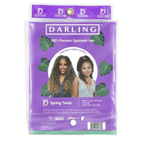 �_�[���� �X�v�����O�c�C�X�g �N���V�F�w�A 2�p�b�N 24�C���` �J���[1/27 Darling Spring Twist Crochet Hair 2X Pack, 24 inch, #1/27, Adult, Female �y�����񂹏��i�z