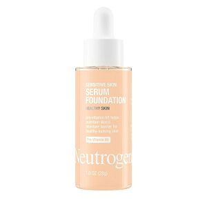 【アメリカウォルマート品】ニュートロジーナ センシティブスキンセラムファンデーション ライト02 1オンス Neutrogena Sensitive Skin Serum Foundation, Light 02, 1 oz 【お取り寄せ商品】【合わせて買い
