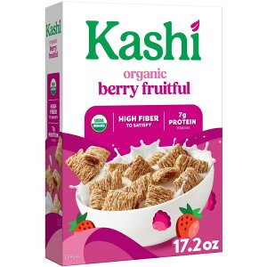 �J�V ���H�p�V���A�� �I�[�K�j�b�N �x���[�t���[�c 487g Kashi Breakfast Cereal, Organic, Fiber Cereal, Berry Fruitful, 17.2oz �y�����񂹏��i�z