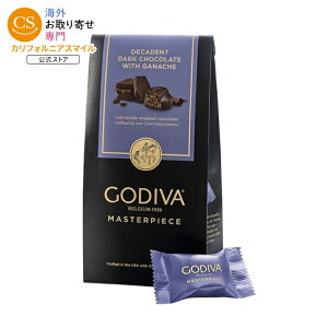 �S�f�B�o �}�X�^�[�s�[�X �_�[�N�`���R���[�g �K�i�b�V������ 116g Godiva Masterpiece Dark Chocolate with Ganache, 4.1 oz Bag �y�����񂹏��i�z