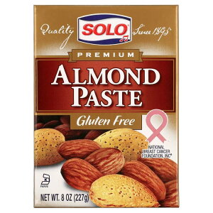 �\�� �O���e���t���[ �A�[�����h�y�[�X�g �x�[�L���O�~�b�N�X 227g Solo Gluten-Free Almond Paste, Baking Mix Box 8 oz �y�����񂹏��i�z