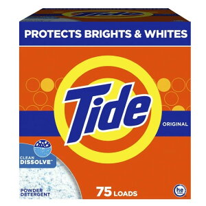 yAJEH}[giz^Ch  IWi̍ 2.4kg 75 Tide Powder Laundry Detergent, Original Scent, 85 oz, 75 Loads y񂹏iz