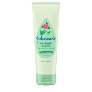 yAJEH}[gizW\ XLibV N[~[IC AG̍聕r^~Ez 240mL Johnson's Skin Nourish Creamy Oil + Aloe Scent & Vitamin E, 8 fl. oz y񂹏izy