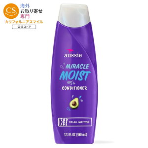 �I�[�W�[ �~���N�����C�X�g �R���f�B�V���i�[ �h���C�w�A�p �p���x���t���[ 360ml Aussie Miracle Moist Conditioner for Dry Hair, Paraben Free, 12.1 oz �y�����񂹏��i�z
