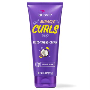 【アメリカウォルマート品】オージー ミラクルカール フリッズコントロール カールクリーム くせ毛用 約200ml Aussie Miracle Curls Frizz Taming Curl Cream, for Curly Hair 6.8 fl oz 【お取り寄せ商品】