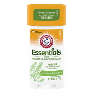 yAJEH}[gizA[n}[ GbZVY fIhg tbV[Y}[x_[ VRLz 71g Arm & Hammer Essentials Deodorant, Fresh Rosemary Lavender, 2.5 oz y