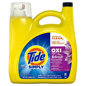 yAJEH}[giz^Ch Vv[ ILVu[Xg{tFu[Y Ih[fBtFX t̐ Tj[u[Y̍ 4.79L 115 Tide Simply Oxi Boost + Febreze Odor Defense 162 fl